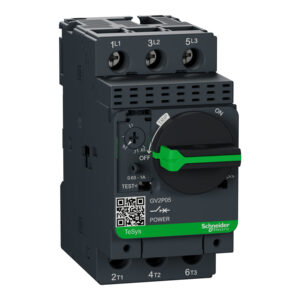 Guardamotor Termomagnético TeSys GV2 AC-3 0.63-1A 100KA 3P3D Manija Rotativa GV2P05