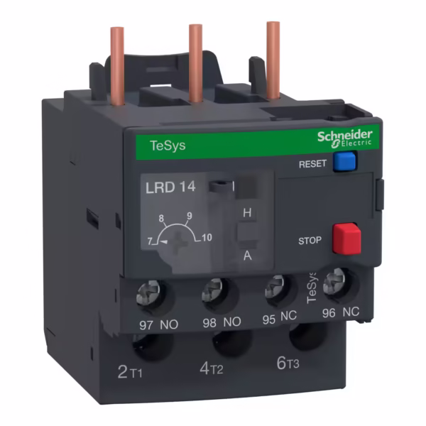 Relé de Sobrecarga Térmica para Motor TeSys 7-10A Clase 10A - LRD14